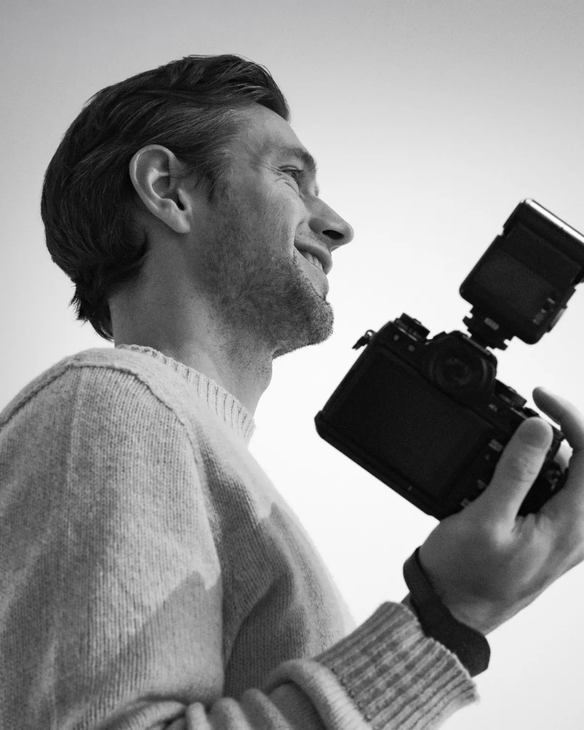 Jan De Wachter met zijn camera